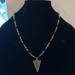 Handmade necklace, bracelet and earring set.